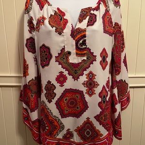 Chico’s Patterned Blouse